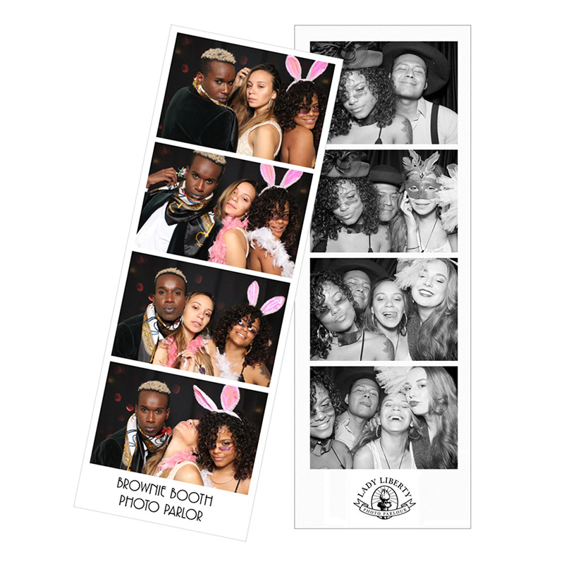 Las Vegas photo booth rental company Parlor Photo Booths photo strips
